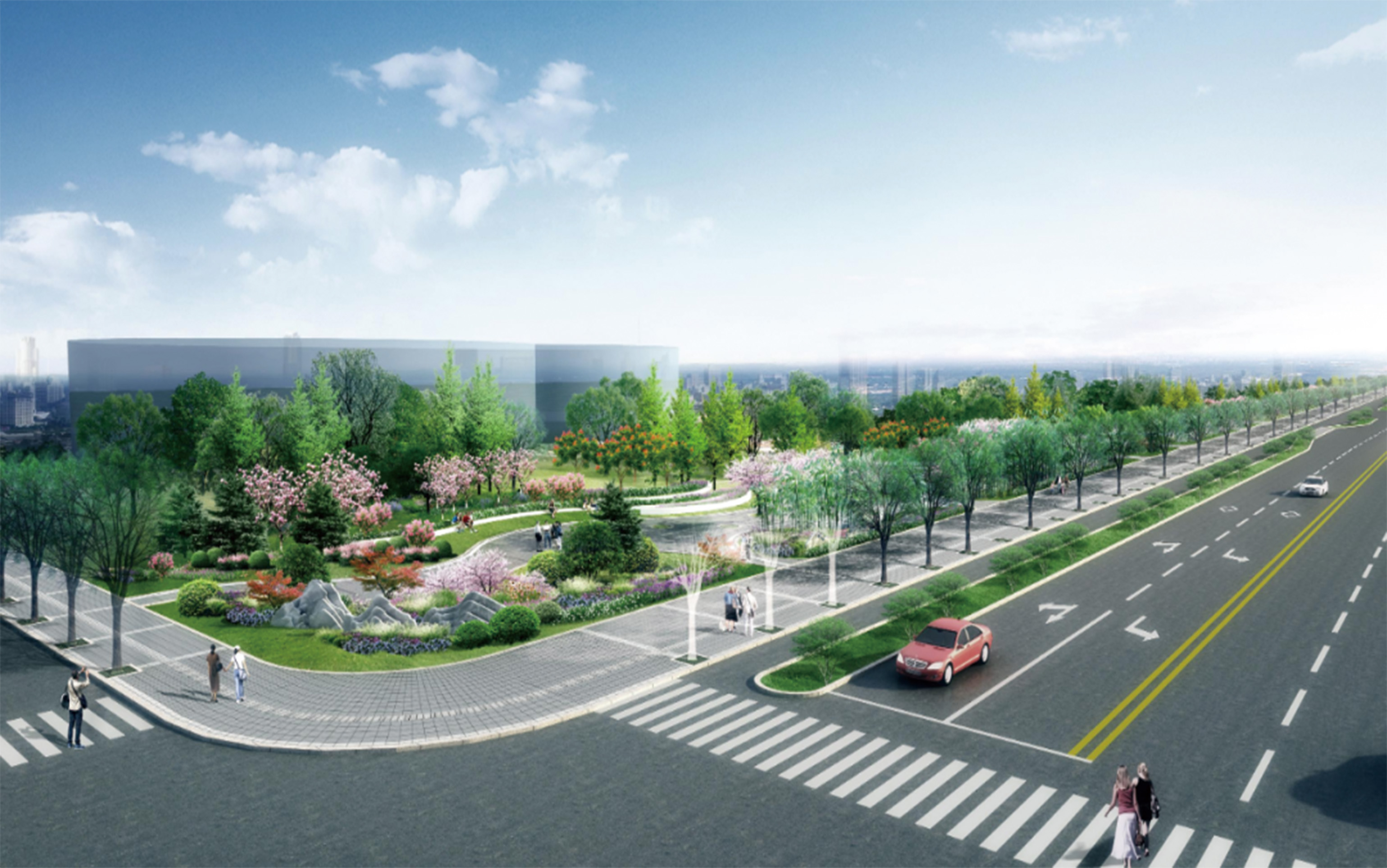 鄠邑区城区主要道路及环境景观提升星空体育登录官网-星空(中国)